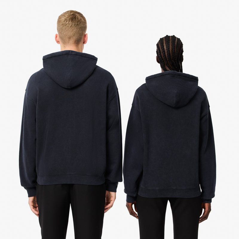 Толстовка Lacoste свободного кроя унисекс с эффектом стирки 2