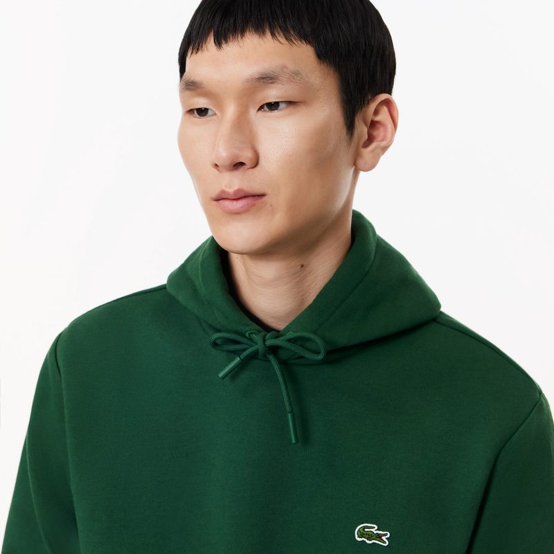 Мужское худи Lacoste классического кроя с флисом 5
