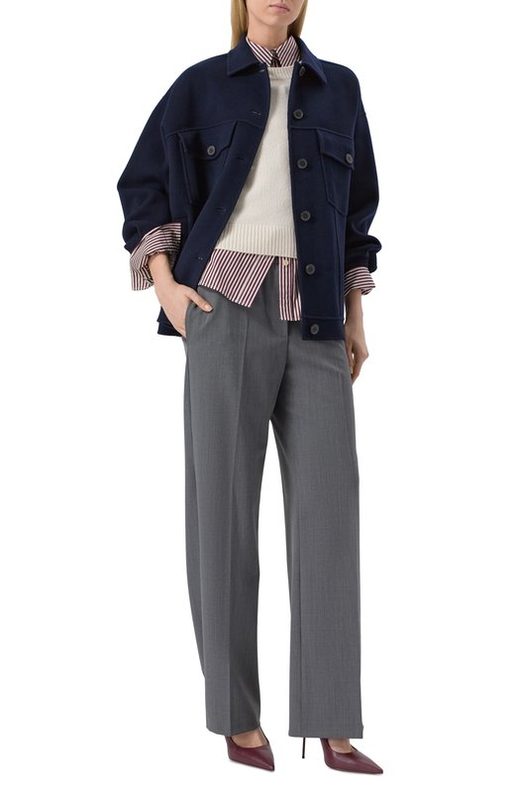 Шерстяное полупальто Weekend Max Mara 2