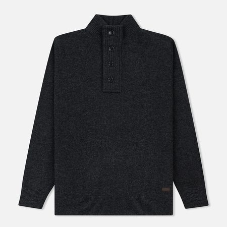 Мужской свитер Barbour Patch Half Zip, цвет серый