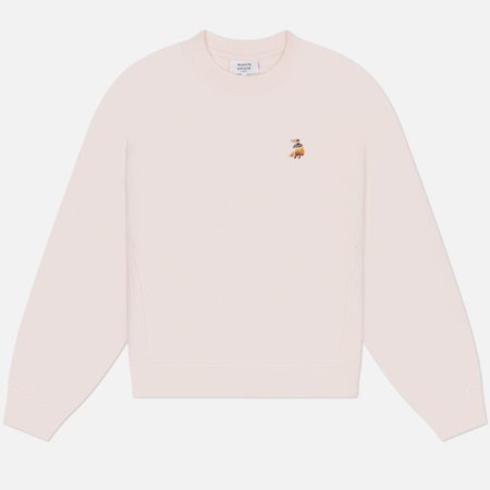 Женская толстовка Maison Kitsune Dreaming Fox Open Pocket, цвет розовый