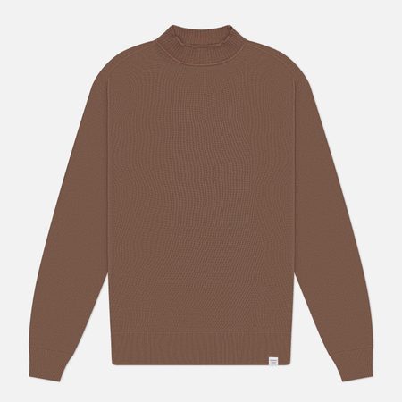 Мужской свитер Norse Projects Sagvatnet Roll Neck, цвет коричневый