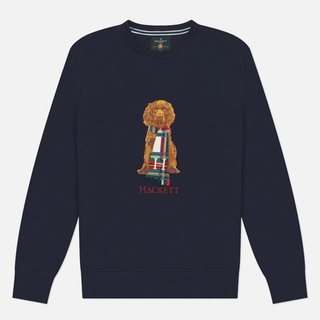 Мужская толстовка Hackett Heritage Harry Crew, цвет синий