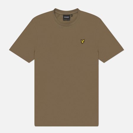 Мужская футболка Lyle & Scott Plain Cotton, цвет коричневый