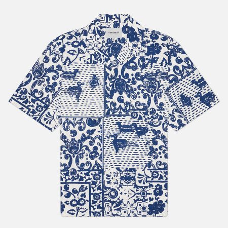 Мужская рубашка Carhartt WIP Vestige, цвет синий