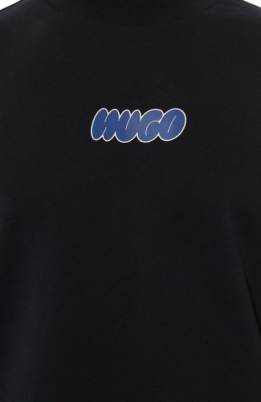 Хлопковый свитшот HUGO Blue 5