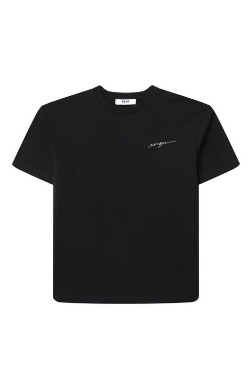 Хлопковая футболка MSGM kids