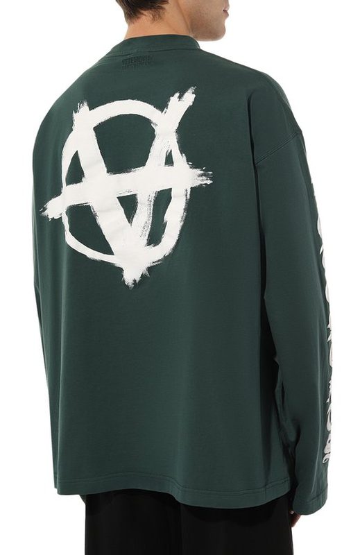 Хлопковый лонгслив VETEMENTS 4