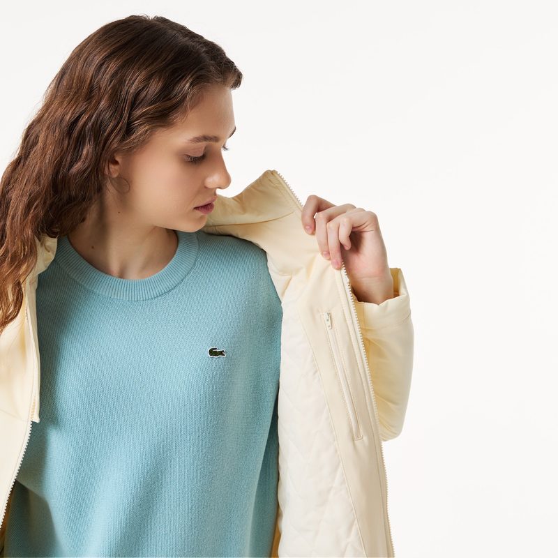 Женская утеплённая куртка-парка Lacoste с эластичным поясом 3