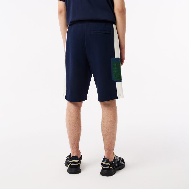 Мужские шорты Lacoste колор-блок 2