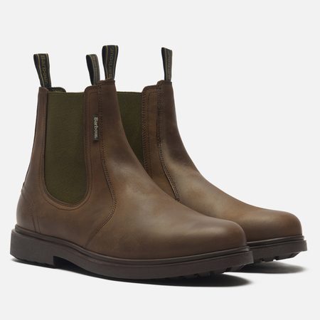 Мужские ботинки Barbour Hale Chelsea, цвет коричневый
