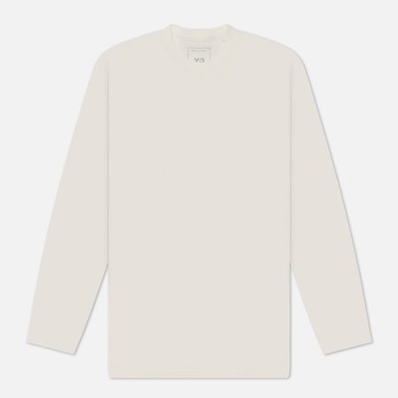 Мужской лонгслив Y-3 Graphic Stacked Logo, цвет белый