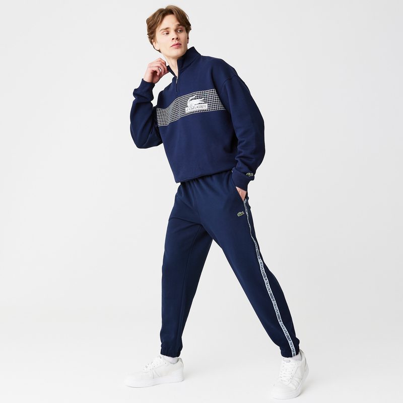Мужские спортивные брюки Lacoste в полоску 3