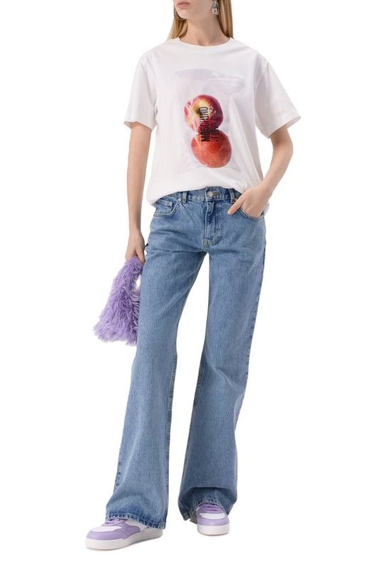 Кожаные кеды Moschino 2