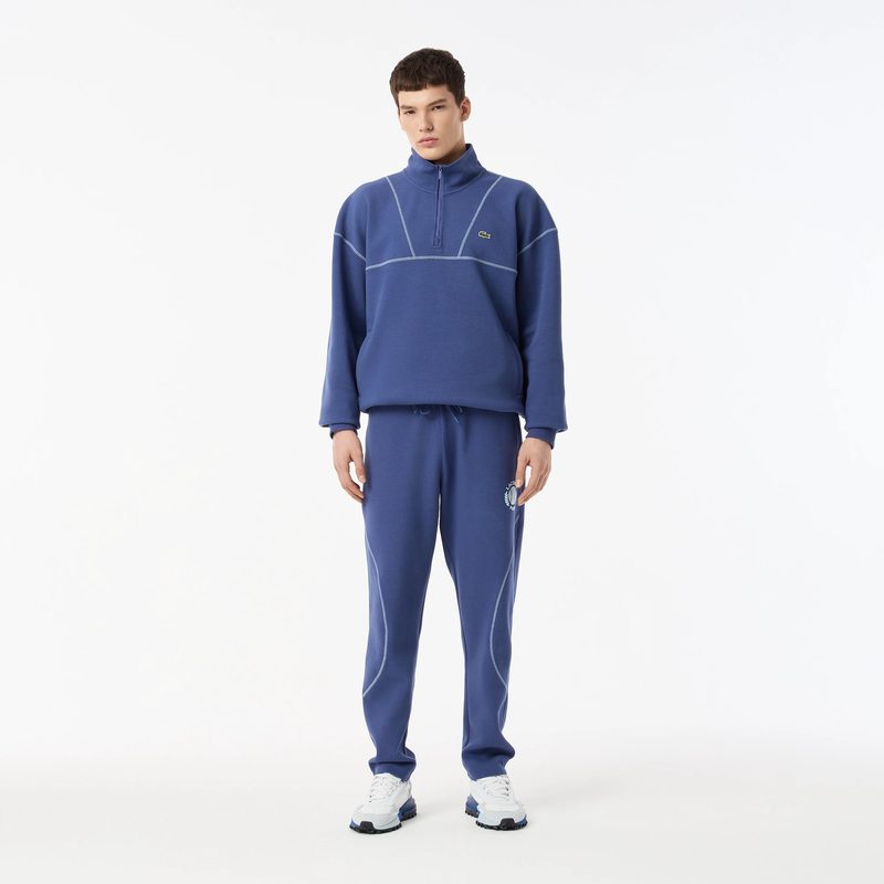 Мужские спортивные брюки Lacoste из смеси эластичного органического хлопка 5