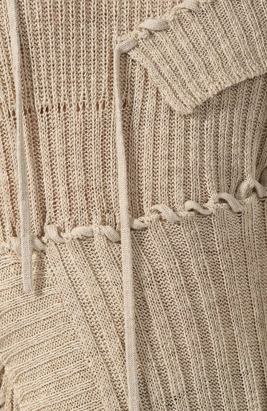 Однотонный вязаный пуловер с круглым вырезом JW Anderson 5