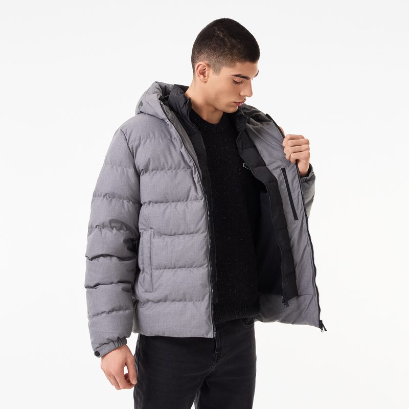 Мужской стёганый пуховик Lacoste с капюшоном 5