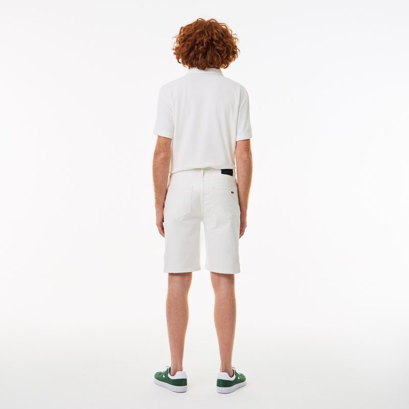 Мужские джинсовые шорты Lacoste приталенного кроя 2