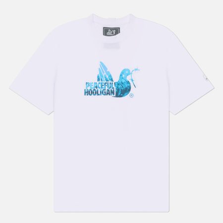 Мужская футболка Peaceful Hooligan Pyro Dove, цвет белый