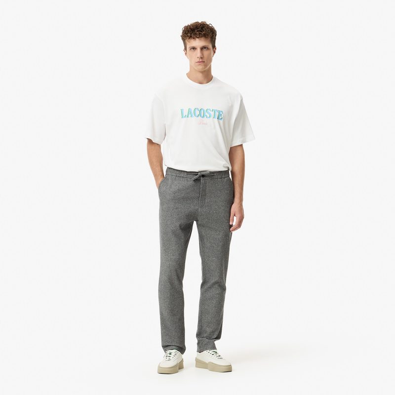 Мужские брюки Lacoste из смеси хлопка и шерсти