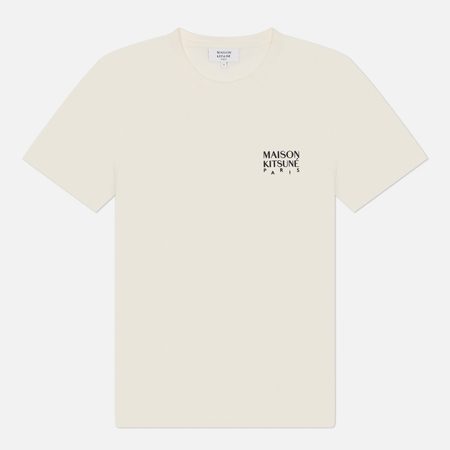 Женская футболка Maison Kitsune Gallery Fox Regular, цвет бежевый