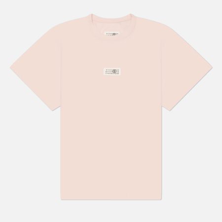 Мужская футболка Maison Margiela MM6 Numeric Cotton, цвет розовый