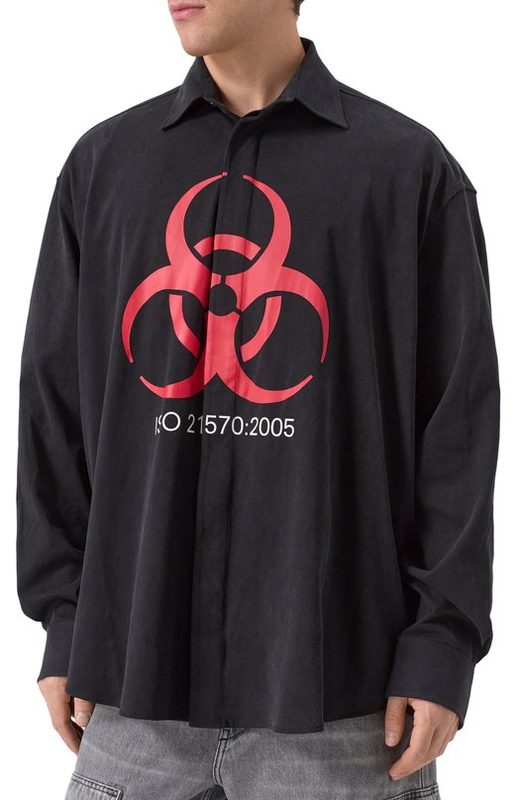 Хлопковая рубашка VETEMENTS 3