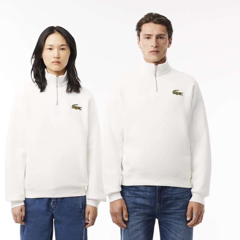 Толстовка Lacoste унисекс с молнией и высоким воротом