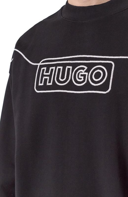 Хлопковый свитшот HUGO Blue 5