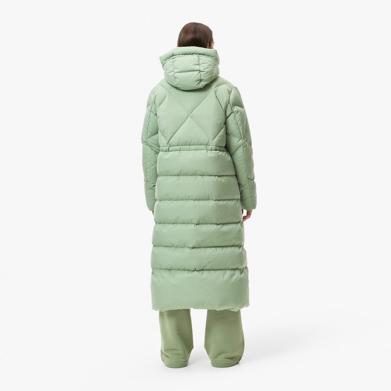 Женская парка Lacoste с капюшоном 2