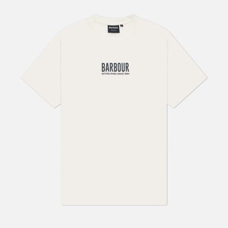 Мужская футболка Barbour Morden Relaxed Graphic, цвет белый