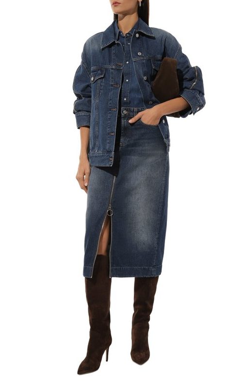 Джинсовая юбка 7 For All Mankind 2