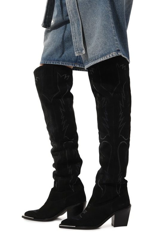Замшевые сапоги Zadig and Voltaire 3