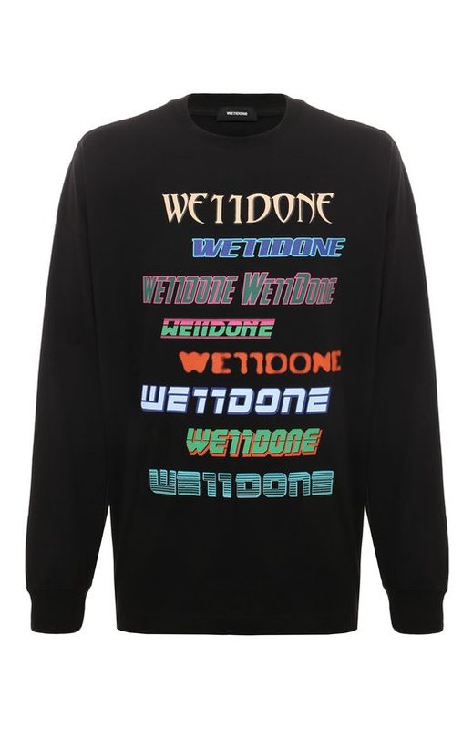 Хлопковый лонгслив We11done