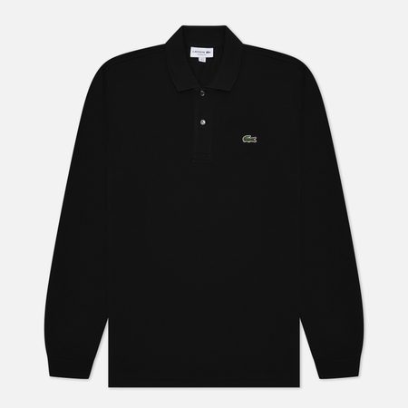Мужской лонгслив Lacoste L 13.12., цвет чёрный