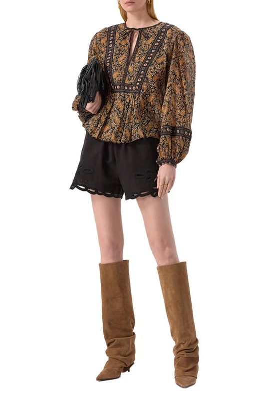 Хлопковая блузка Isabel Marant Etoile 2