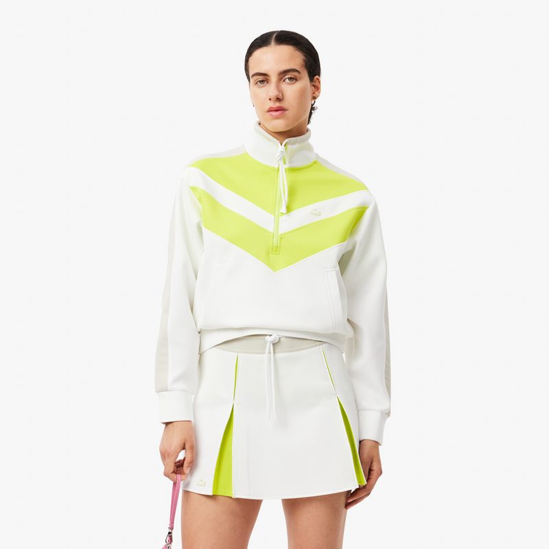 Женский свитшот Lacoste на молнии
