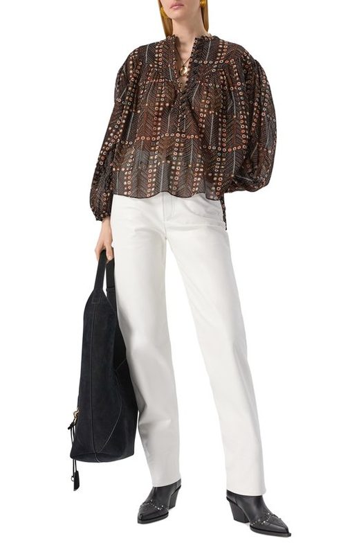 Хлопковая блузка Isabel Marant Etoile 2