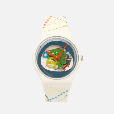 Наручные часы Swatch Dots In Rio, цвет белый