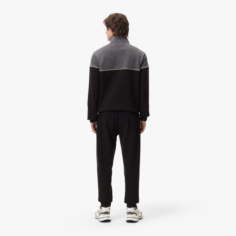 Мужские хлопковые спортивные брюки Lacoste приталенного кроя 2