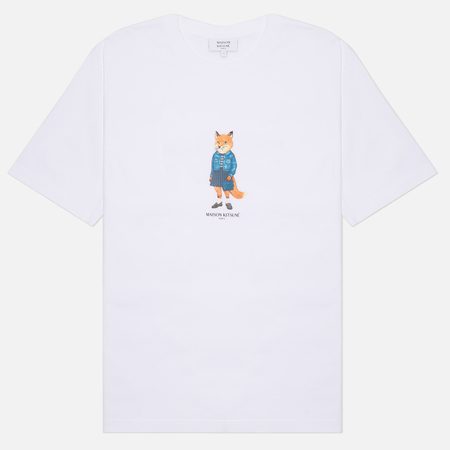 Женская футболка Maison Kitsune Dressed Fox Regular, цвет белый