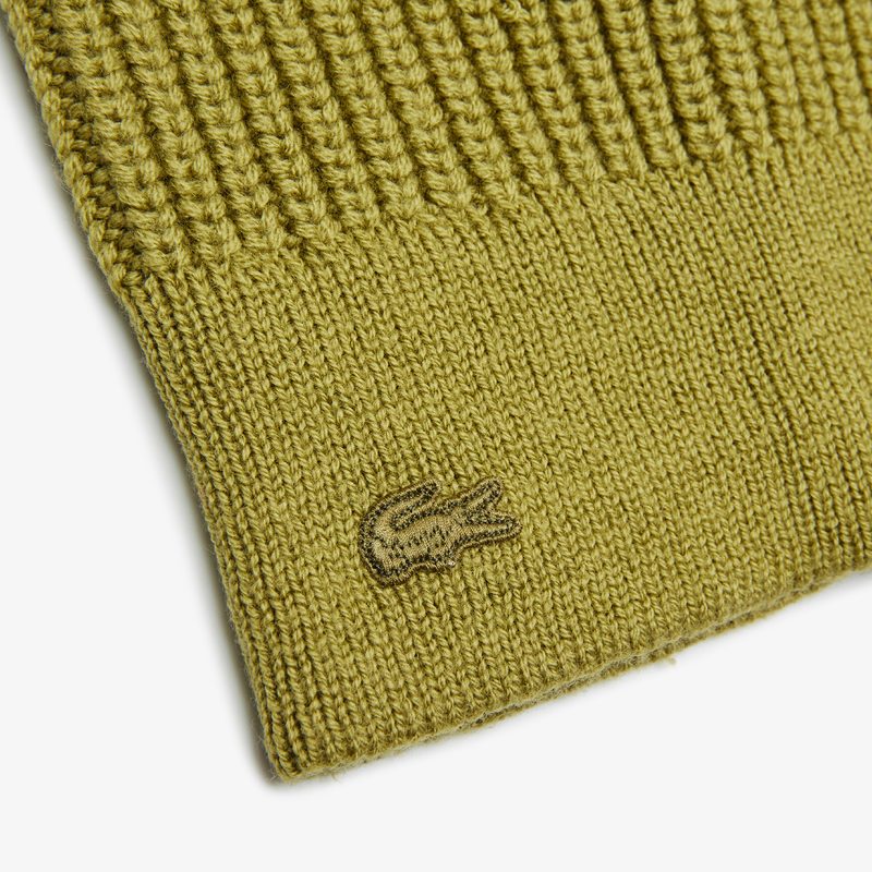 Вязаная шапка Lacoste унисекс 2