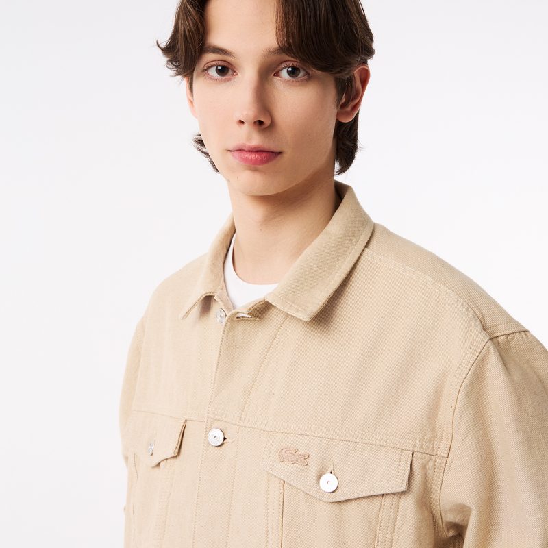 Мужская лёгкая куртка Lacoste из хлопка 3
