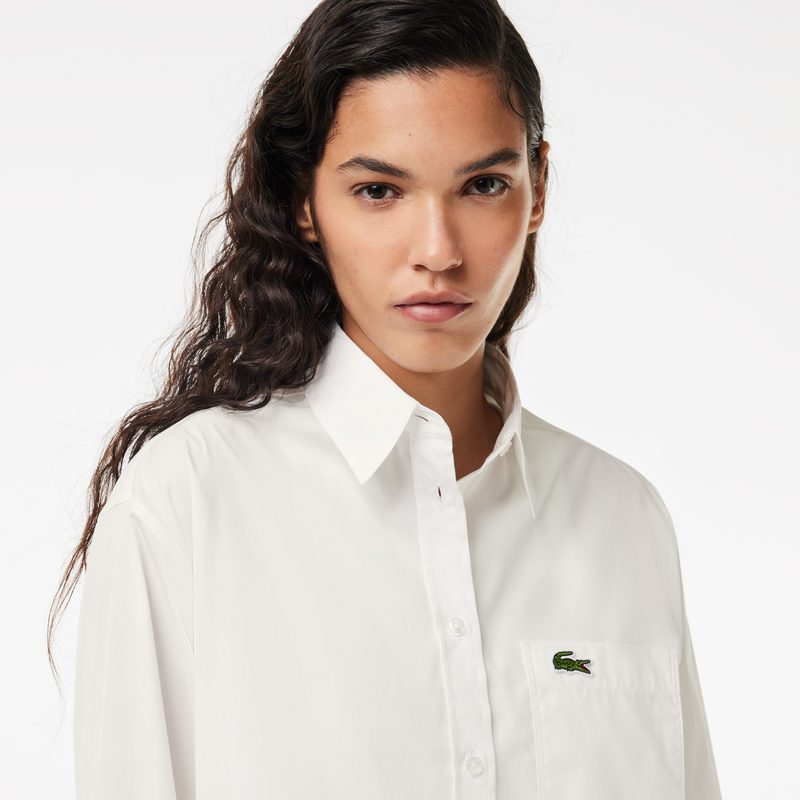 Женская хлопковая рубашка Lacoste 3