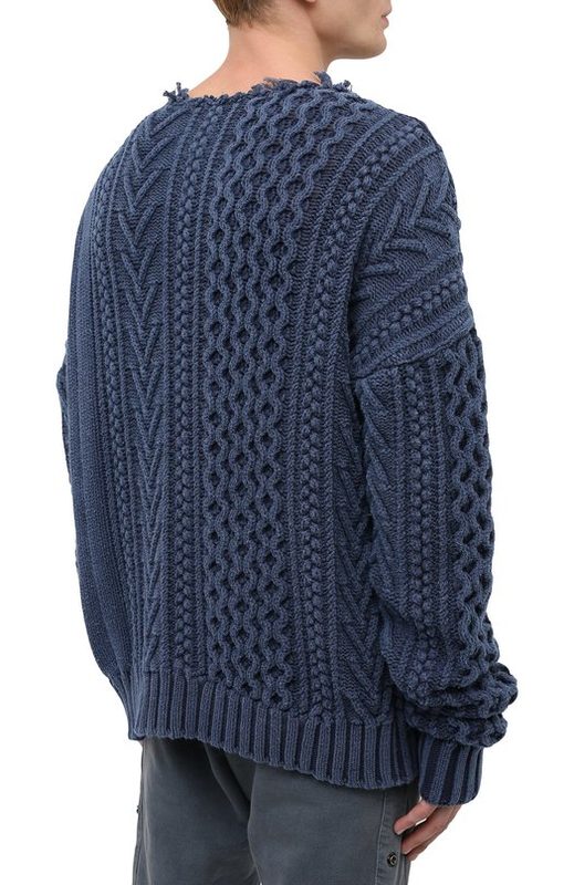 Хлопковый свитер Greg Lauren 4