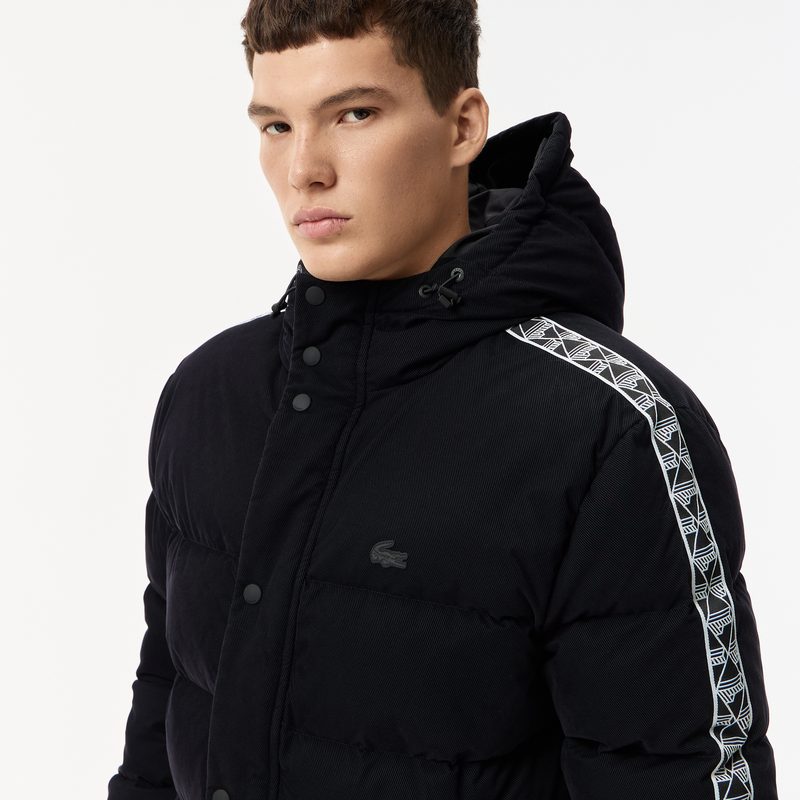 Мужская стёганая куртка Lacoste с капюшоном 3