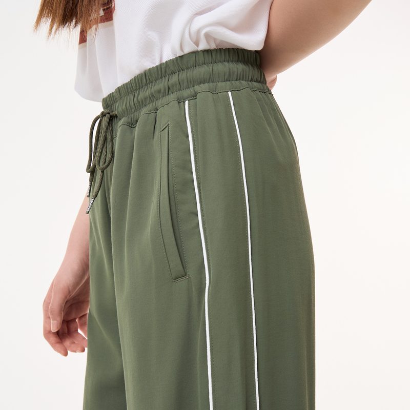 Женские спортивные брюки Lacoste широкого кроя 5