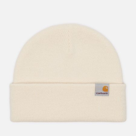 Шапка Carhartt WIP Stratus Low, цвет бежевый
