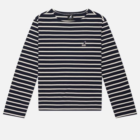 Женский лонгслив Kangol Stripe, цвет синий