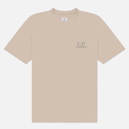 Мужская футболка C.P. Company 30/1 Jersey Logo Comfort, цвет серый